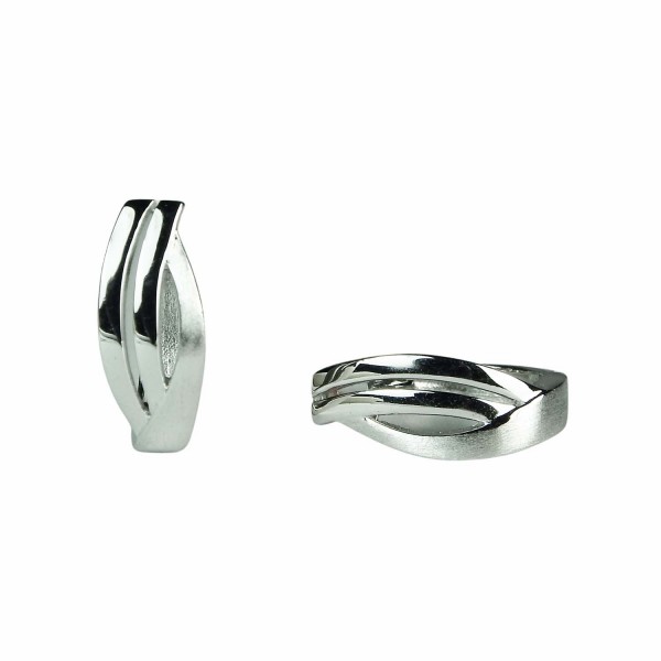 Creolen aus rhodiniertem Sterlingsilber