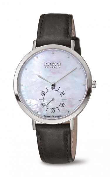 Nickelfreie Boccia Damenuhr Royce Concept Quartz Titan mit Perlmuttblatt