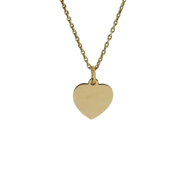 Herzanhänger Gelbgold 585/000