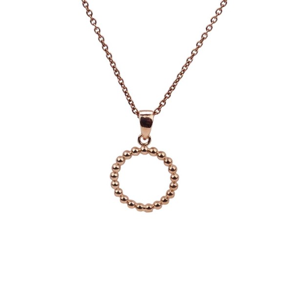 Kügelchen-Anhänger Rotgold 585/000 Ringform