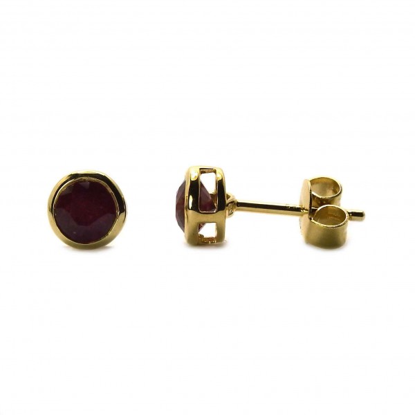 Ohrstecker Gold 585/000 mit Granat