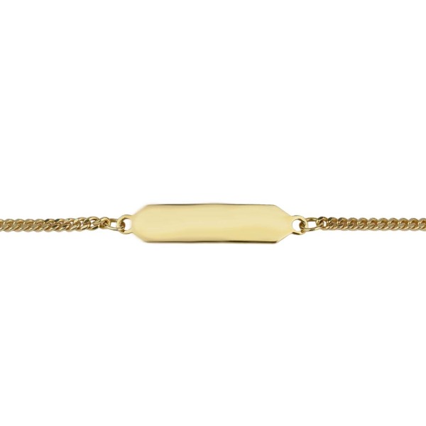 Identitätsarmband Gelbgold 585/000 für Kinder
