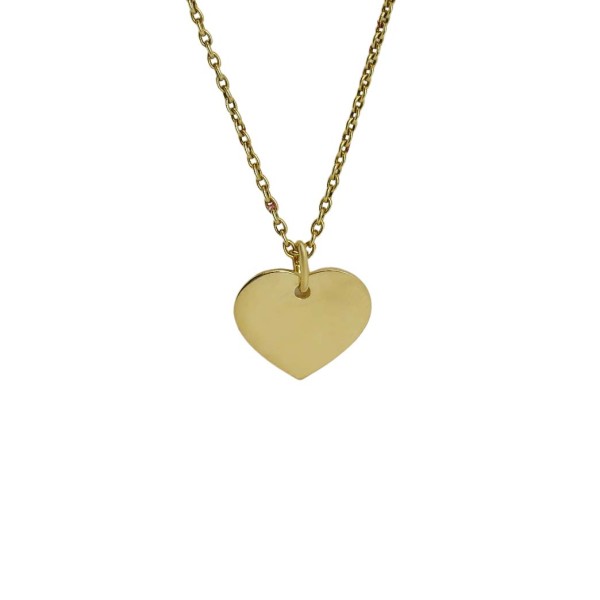 Herzanhänger Gelbgold 585/000