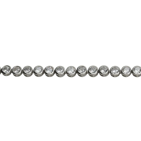 Tennisband Armband für Damen aus Sterlingsilber mit Zirkonia