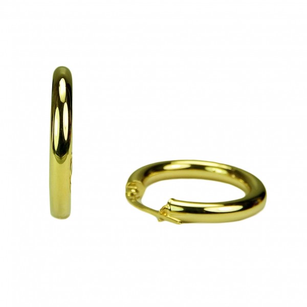 Creolen Gelbgold 585/000 Goldohrringe Goldcreolen