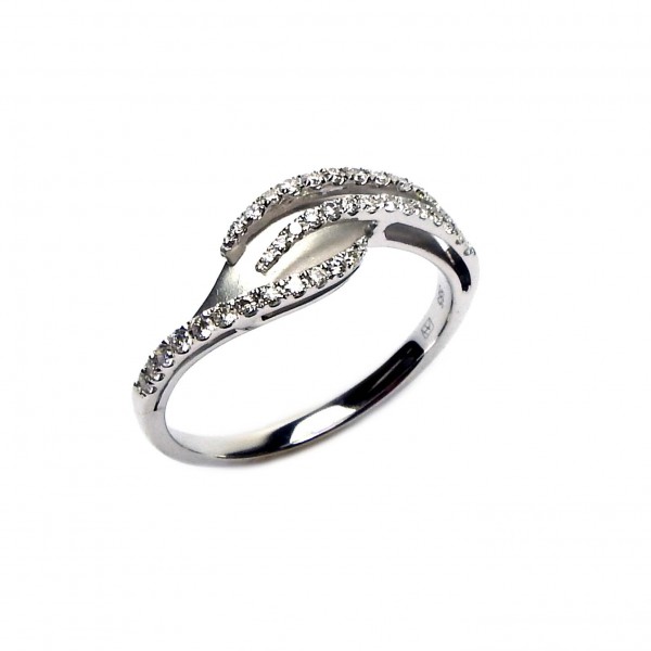 Diamantring Weißgold 585/000 0,30 ct.